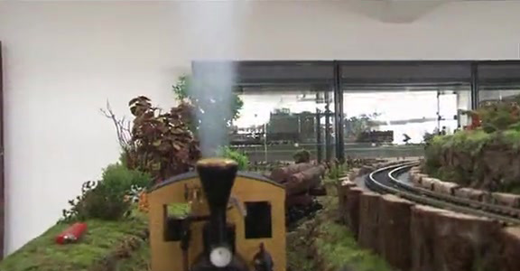 G-Scale Bowande Steam Train Model Video FALK